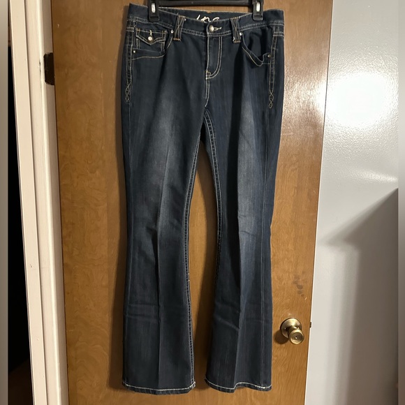 INC Regular Fit Boot Leg Jeans - Picture 2 of 4